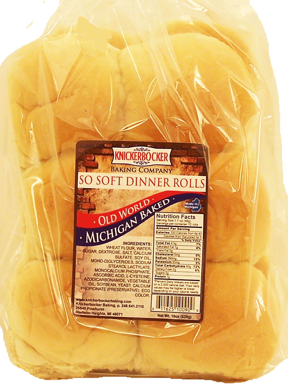 Knickerbocker Old World so soft dinner rolls, 12-count Full-Size Picture